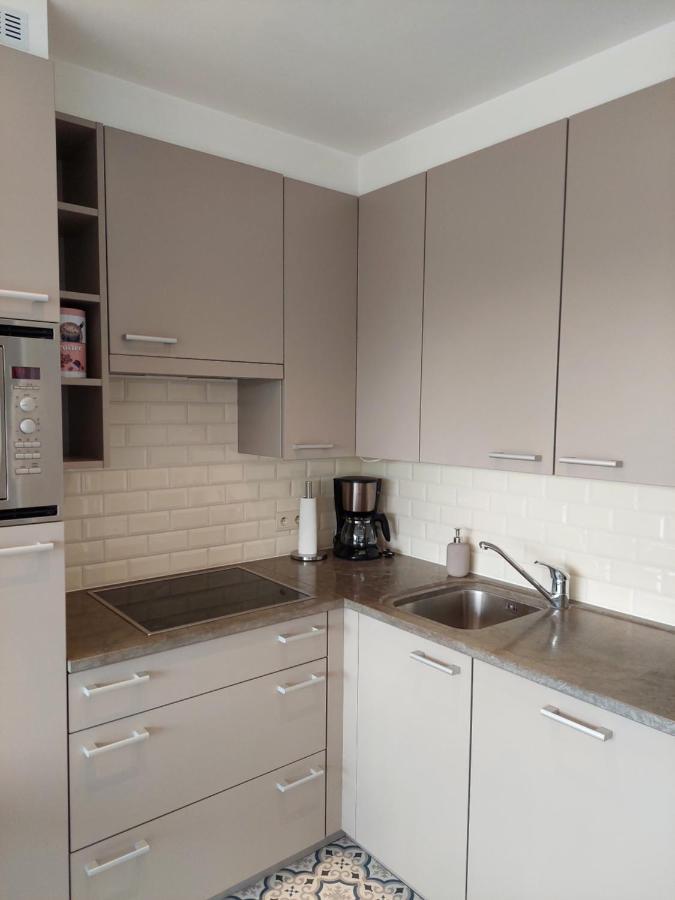 Studio 3 Bredene Met Strandcabine Luaran gambar