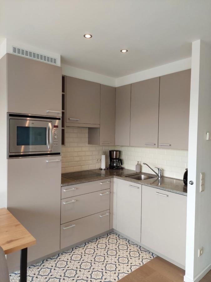 Studio 3 Bredene Met Strandcabine Luaran gambar