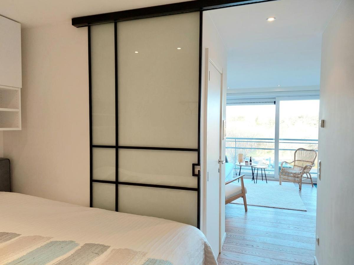 Studio 3 Bredene Met Strandcabine Luaran gambar